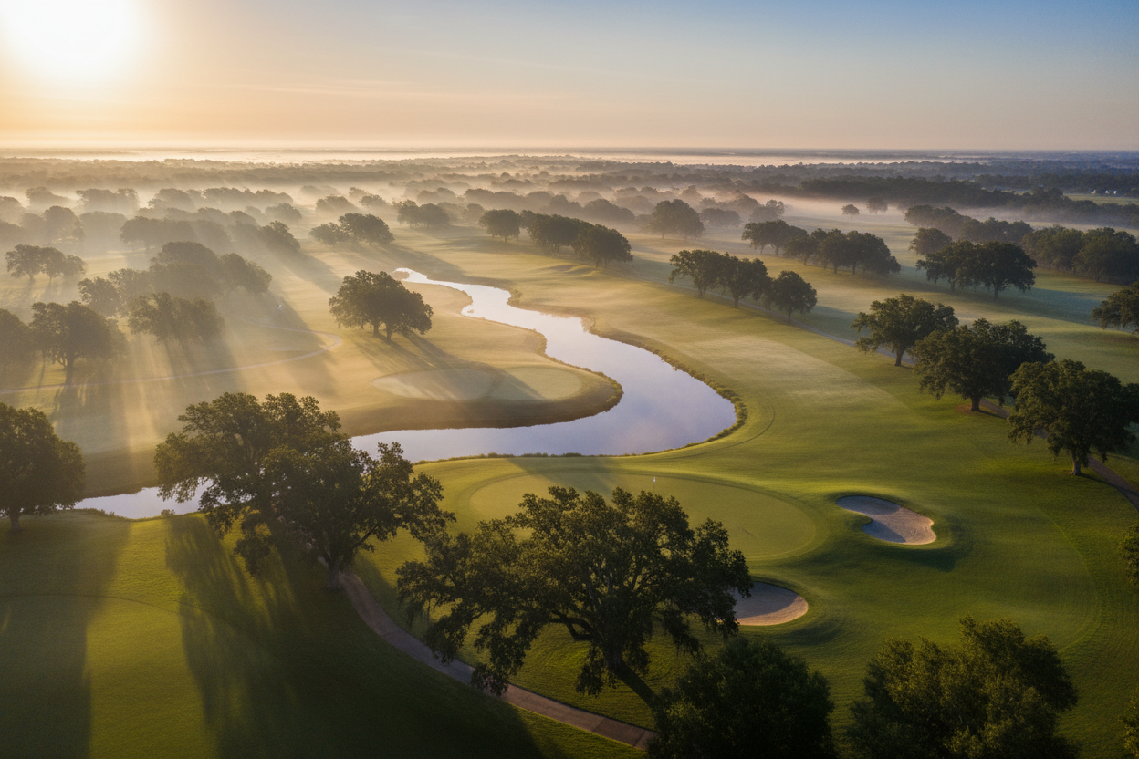 Aerial Golf Course